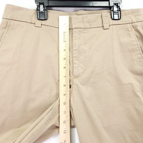 Vince Womens Dress Pants Size 8 Beige Straight Mid Rise Trousers - Picture 4 of 14